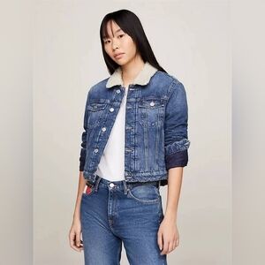 GAP Denim Sherpa Icon Jacket